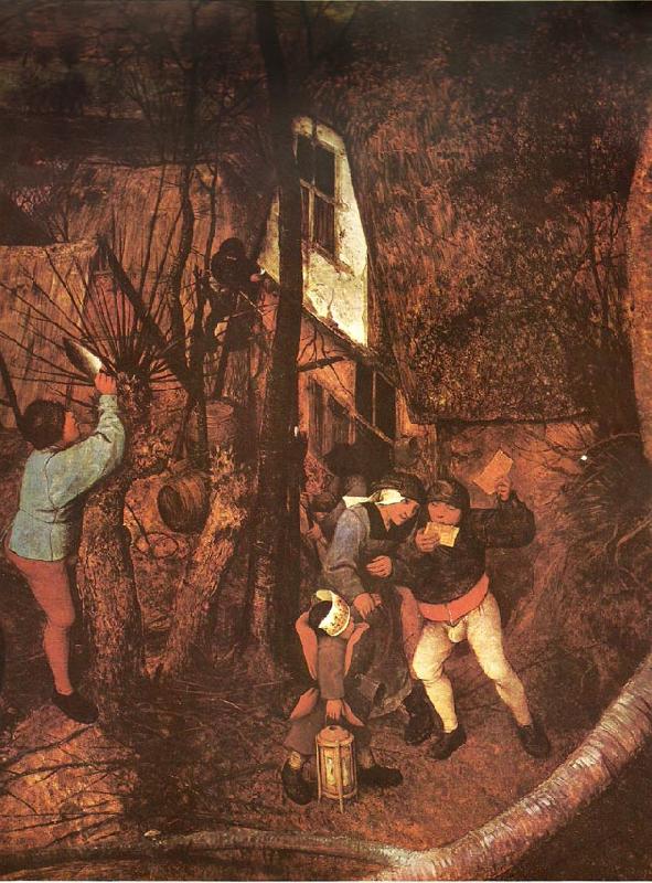 Pieter Bruegel detalj fra den dystra dagen,februari oil painting picture